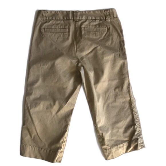 J Crew Stretch Women’s Favorite Fit Khaki Tan Brown Crop Capri Pant Size 6 - Picture 5 of 11